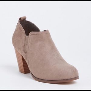 Torrid Tan Suede booties